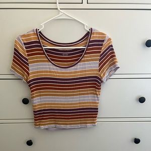 American Eagle Striped Shirt